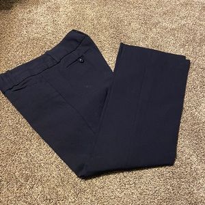 THE LIMITED NAVY BOOTCUT DRESS PANTS